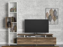 TV jedinica Tulipan - bijeli, orah