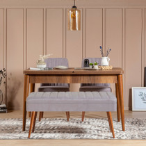 Produživi set stolova i stolica (4 komada) Vina 0701 - 3 -
Orah,
Siva