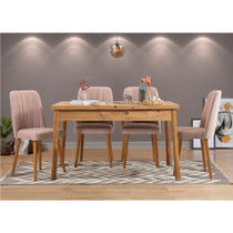 Produživi set stolova i stolica (5 komada) Santiago Atlantic Stone