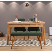 Set stolova i stolica (4 komada) Costa Atlantice-Zelena