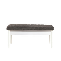 Klupa Vina Bench antracit, bijela