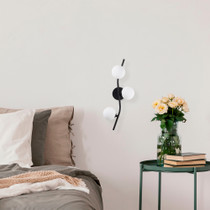 Zidna lampa 7146 - Crna