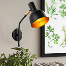 Zidna lampa Berceste - 183CRNI-A