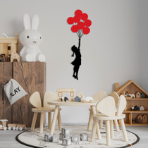 Dekorativni metalni zidni pribor Banksy - 11