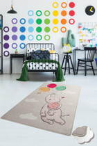 Tepih (100 x 160)  Baloni - Sivi