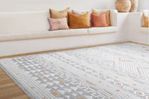 Tepih (117 x 180) 65550A Pijesak - krem, siva