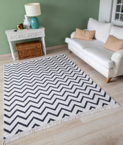 Tepih (160 x 230)  23002A - Bijela, crna Tepih (160 x 230)  23002A - Bijela, crna