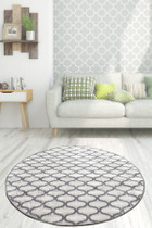 tepih (200 cm)  Prostran Djt Çap 200 - Siva