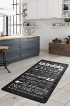 tepih (100 x 200)  Kuhinja - crna