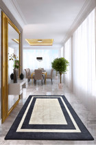 tepih (100 x 300)  Crni okvir tepih (100 x 300)  Crni okvir