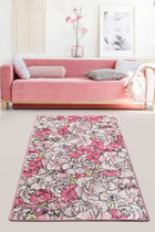 tepih (100 x 300)  Rosa - Ružičasta