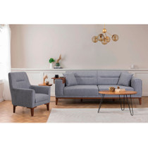 Sofa-krevet Garnitura Liones Tepsili-Grey