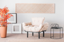 Wing Chair Nitta singl - Krem