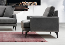 Wing Chair Papira Fotelja - Antracit