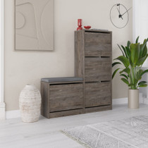 Ormar za cipele Čovječe - tamno smeđa   a.g