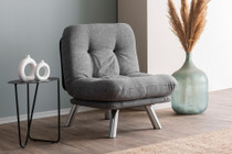 Kauč na razvlačenje s 1 sjedalom Misa Small Solo - Svijetlo siva   a.g