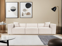 Sofa s 3 sjedala Lora 3 sjedala - svijetlosmeđa   a.g