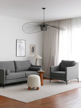 Sofa s 3 sjedala Nordi 3 sjedala metalna - siva   a.g