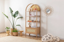 Polica za knjige Nala 75 - Prirodno   a.g