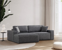 Kutna sofa-krevet Pırlo kut lijevo - tamno siva   a.g Kutna sofa-krevet Pırlo kut lijevo - tamno siva   a.g