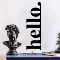 Ukrasni metalni zidni dodatak Pozdrav-5   a.g