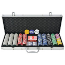 Set za Poker s 500 Laserskih Žetona Aluminijum Set za Poker s 500 Laserskih Žetona Aluminijum