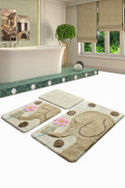 Set otirača (3 komada)  Büyük Fil - smeđa. Set otirača (3 komada)  Büyük Fil - smeđa.