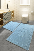 Set otirača (2 komada) Elita - Plava. Set otirača (2 komada) Elita - Plava.