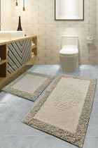 Set otirača (2 komada) Piante - Bež. Set otirača (2 komada) Piante - Bež.