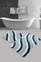 Set akrilnih otirača (2 komada) Šareno - plavo.