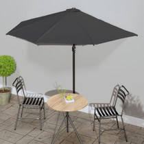 Balkonski suncobran s aluminijskom šipkom 300 x 155 cm antracit 44593