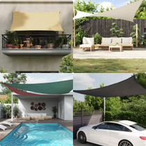 Jedro protiv sunca od tkanine Oxford pravokutno 2,5x4,5 m crno 135758