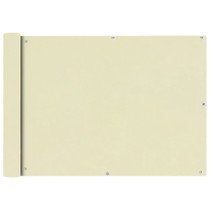 Balkonska Zaštita Oxford Tkanina Krem boje 75x400 cm 42336