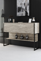 Komoda Luxe - traverten, crna Komoda Luxe - traverten, crna