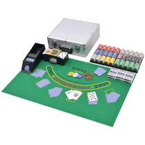 Set za Poker i Blackjack s 600 Laserskih Žetona Aluminijum Set za Poker i Blackjack s 600 Laserskih Žetona Aluminijum
