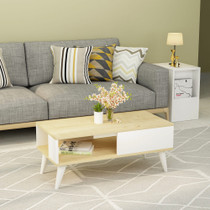 Stolić za kavu Seul - safir, bijela