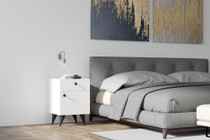 Noćni ormarić Pila – Bijela