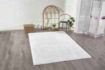 Tepih (120 x 180) Umjetno krzno - Optic White