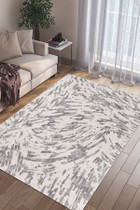 Tepih (120 x 180) Elmina F0330 - Svijetlo siva