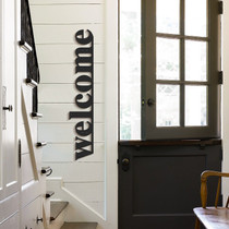 Ukrasni metalni zidni dodatak Dobrodošli - APT490MS