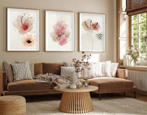 Ukrasna uokvirena MDF slika (3 komada) Huhu205 - 50 x 35