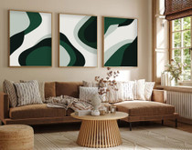 Ukrasna uokvirena MDF slika (3 komada) Huhu204 - 50 x 70