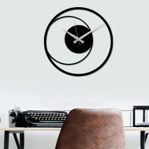 Ukrasni metalni zidni sat Zaokruži 15