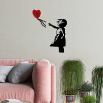 Ukrasni metalni zidni dodatak Banksy - 13-1