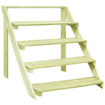 Stalak za biljke 80 x 80 x 80 cm od impregnirane borovine n.p