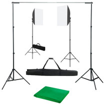 Komplet fotografske opreme sa svjetlima softbox i pozadinom n.p Komplet fotografske opreme sa svjetlima softbox i pozadinom n.p