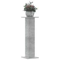 Stalci za biljke 2 kom siva boja betona 30 x 30 x 95 cm drveni n.p