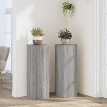 Stalci za biljke 2 kom boja hrasta 25x25x80cm konstruirano drvo n.p Stalci za biljke 2 kom boja hrasta 25x25x80cm konstruirano drvo n.p
