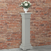 Klasični četvrtasti stalak za biljke sivi 17 x 17 x 66 cm MDF n.p Klasični četvrtasti stalak za biljke sivi 17 x 17 x 66 cm MDF n.p
