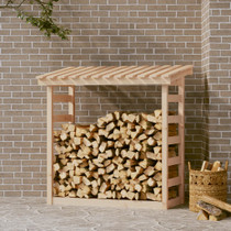 Stalak za drva za ogrjev 108x64,5x110 cm od masivne borovine n.p Stalak za drva za ogrjev 108x64,5x110 cm od masivne borovine n.p